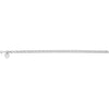 Sterling Silver 7.5x9.75mm Cable Bracelet With Heart