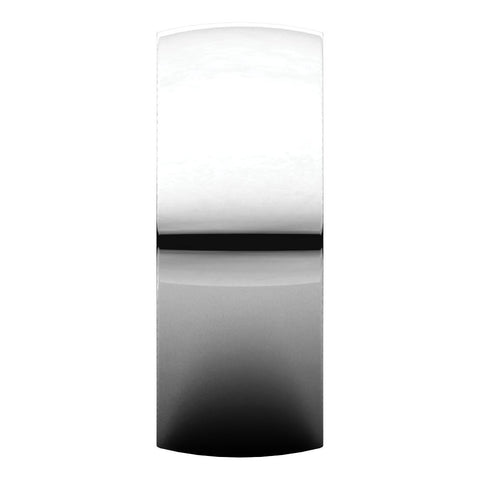 14k White Gold 8mm Light Comfort Fit Band, Size 7