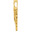 14k Yellow Gold Freeform Pendant