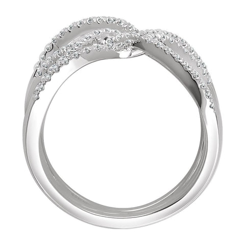 14k White Gold 1/2 CTW Diamond Ring