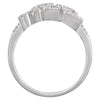 14k White Gold 1/6 CTW Diamond Ring, Size 7