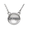 14k Rose Gold 0.025 ctw. Diamond Circle 16-inch Necklace