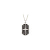 Sterling Silver Enameled Reversible Cross Necklace