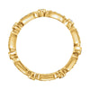 14k Yellow Gold 1/4 CTW Diamond Eternity Band Size 7