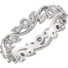 Platinum 1/4 ctw. Diamond Eternity Band, Size 7