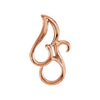 14k Rose Gold Freeform Pendant