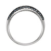 14k White Gold Knife-Edge Anniversary Band, Size 7