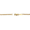 14k Yellow Gold Flower & Butterfly 7.5" Bracelet