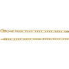 3.0 mm Solid Figaro Chain in 14k Yellow Gold ( 18-Inch )