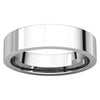 Sterling Silver 5mm Flat Band, Size 7
