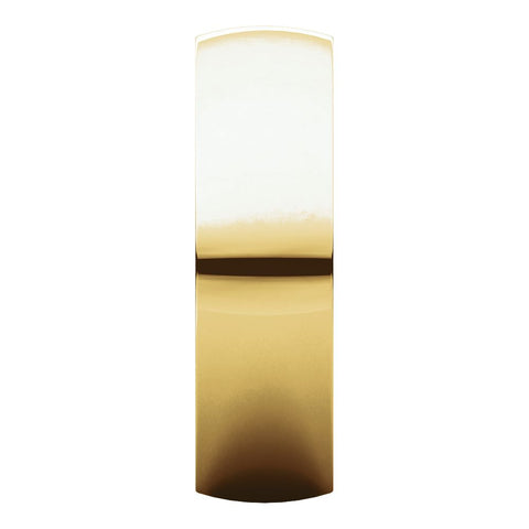 18k Yellow Gold 6mm Light Comfort Fit Band, Size 8.5