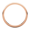 14k Rose Gold 2.5mm Milgrain Band, Size 6