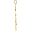 14k Yellow Gold Open Silhouette Pendant