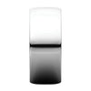 10k White Gold 8mm Half Round Light Band, Size 5.5