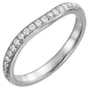 3/8 CTW Diamond Band in 14k White Gold (Size 6 )