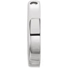 14k White Gold 13mm Circle Chain Slide