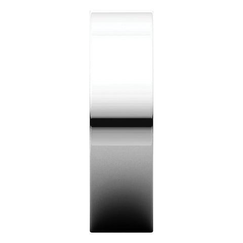 Sterling Silver 6mm Flat Band, Size 7