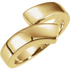 Metal Fashion Ring in 14k Yellow Gold ( Size 6 )