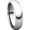 Sterling Silver 5mm Comfort Fit Band, Size 5.5