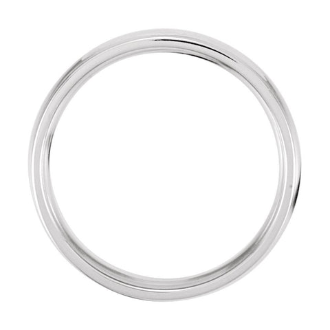 14K Yellow & White 6mm Comfort-Fit Band Size 11.5