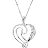 Sterling Silver A Fine-Tuned Heart 18" Necklace