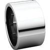 Sterling Silver 12mm Flat Band, Size 7