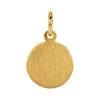 14k Yellow Gold 8mm St. Christopher Medal