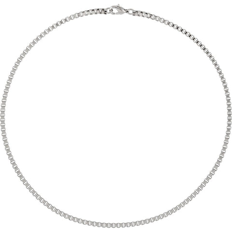 3mm Stainless Steel Box Chain
