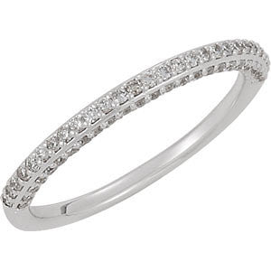 Platinum 1/4 CTW Diamond Band, Size 7