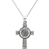 28.5x20.75 mm St. Michael Cross in Sterling Silver