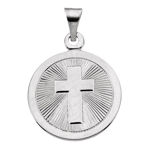 Sterling Silver 19mm Confirmation Medal