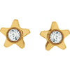 Star Accented Inverness Piercing Earrings