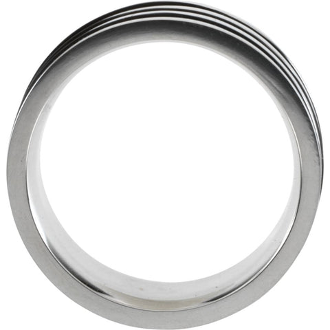 Sterling Silver Men's Fashion Ring, Size 11