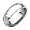 06.00 mm Comfort-Fit Milgrain Band in 14K White Gold ( Size 11.5 )