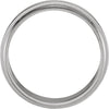 Platinum 5mm Flat Edge Band Size 11