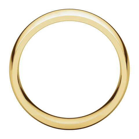 18k Yellow Gold 7mm Light Comfort Fit Band, Size 11