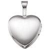 Sterling Silver Cross & Dove Heart Locket