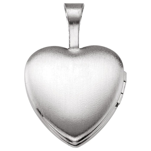 Sterling Silver First Communion Heart Locket