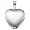 Sterling Silver Baptism Heart Locket