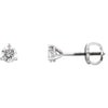 14K White Gold 1/3 CTW Diamond Earrings
