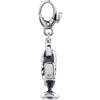 Sterling Silver Microphone Charm