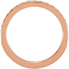 14k Rose Gold 1/3 CTW Diamond Anniversary Band, Size 5