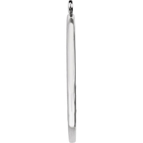Sterling Silver Petite Half Moon Dangle