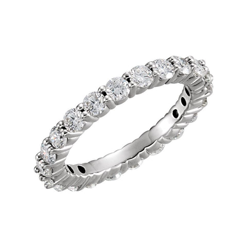 Platinum Eternity Band, Size 7