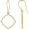 14k Yellow Gold Decorative Earrings