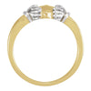 14K Yellow & White Gent's Claddagh Ring, Size 11