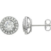 Sterling Silver Cubic Zirconia Earrings