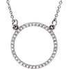 14k White Gold 1/5 ctw. Diamond 16-inch Necklace