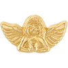 08.00x13.00 mm Praying Angel Lapel Pin in 14K Yellow Gold