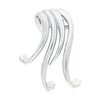 Fashion Chain Slide in 14k White Gold